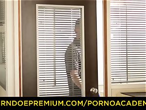 pornography ACADEMIE - sizzling student dumping in dp vignette