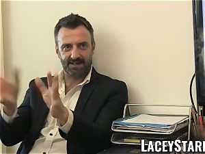 LACEYSTARR - GILF licks Pascal milky cum after sex