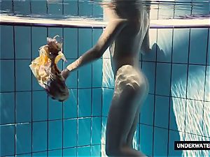 super-fucking-hot fat boobed nubile Lera swimming in the pool